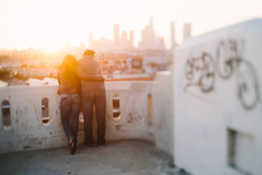 Golden Downtown LA Lovestory – Photo by Let's Frolic Together