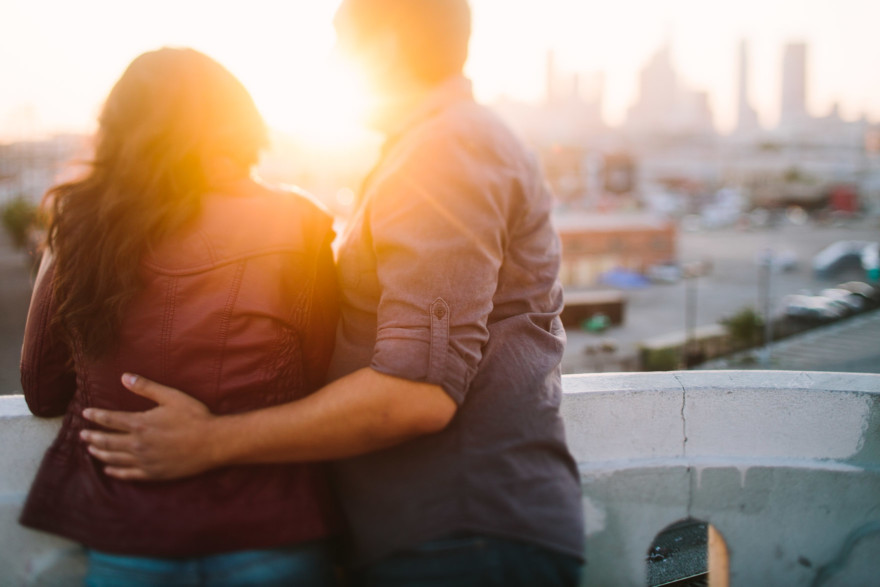 Golden Downtown LA Lovestory – Photo by Let's Frolic Together