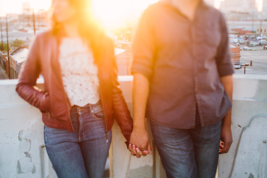 Golden Downtown LA Lovestory – Photo by Let's Frolic Together