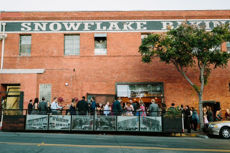 Charming Moniker Warehouse Wedding – Photo by Let's Frolic Together