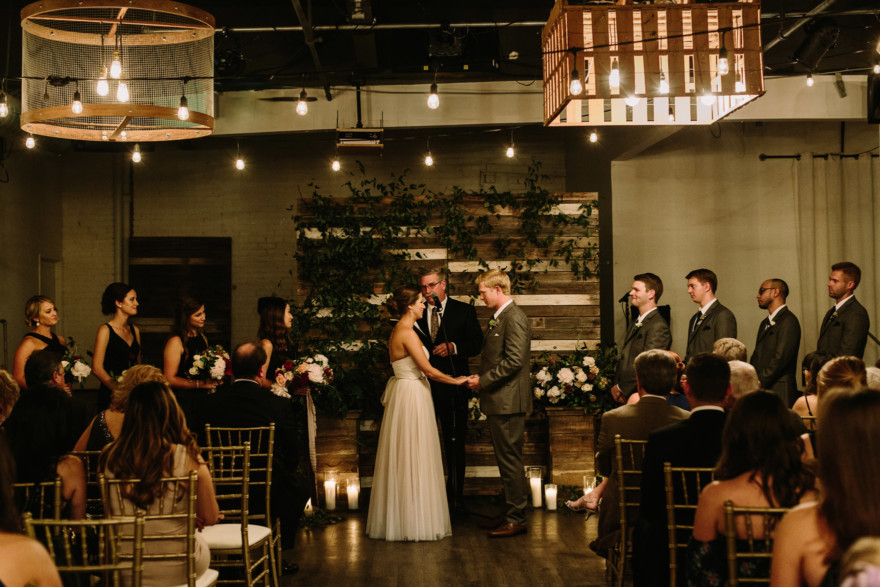 Charming Moniker Warehouse Wedding – Photo by Let's Frolic Together