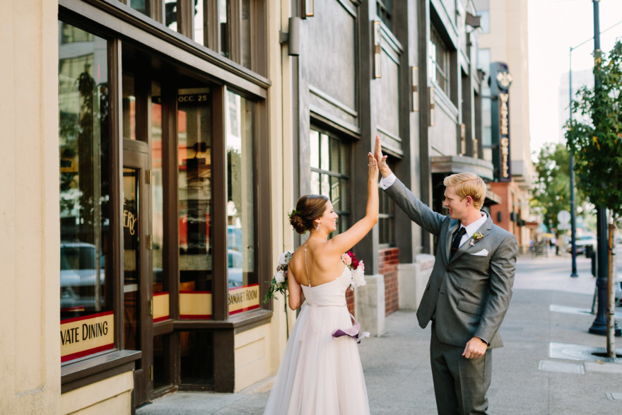Charming Moniker Warehouse Wedding – Photo by Let's Frolic Together