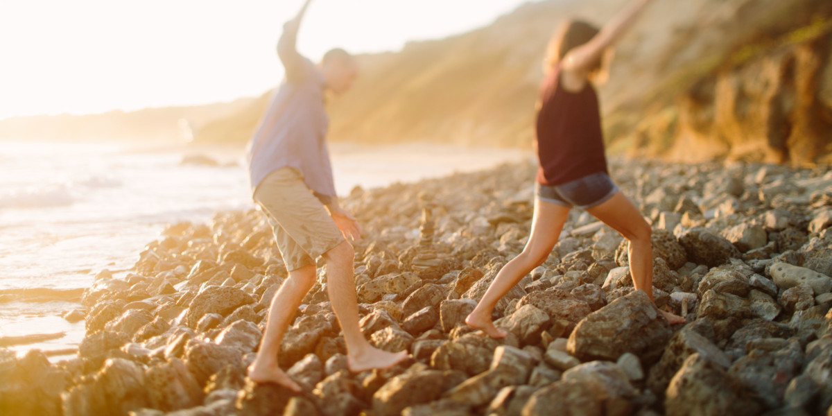 Beach Engagement Magic – Photo by Let's Frolic Together