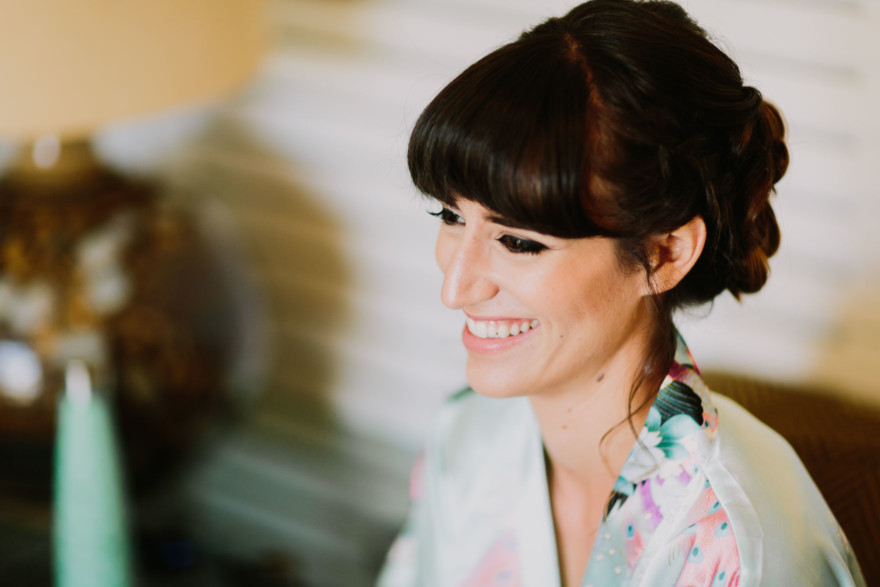 Backyard Palm Springs Wedding – Photo by Let's Frolic Together