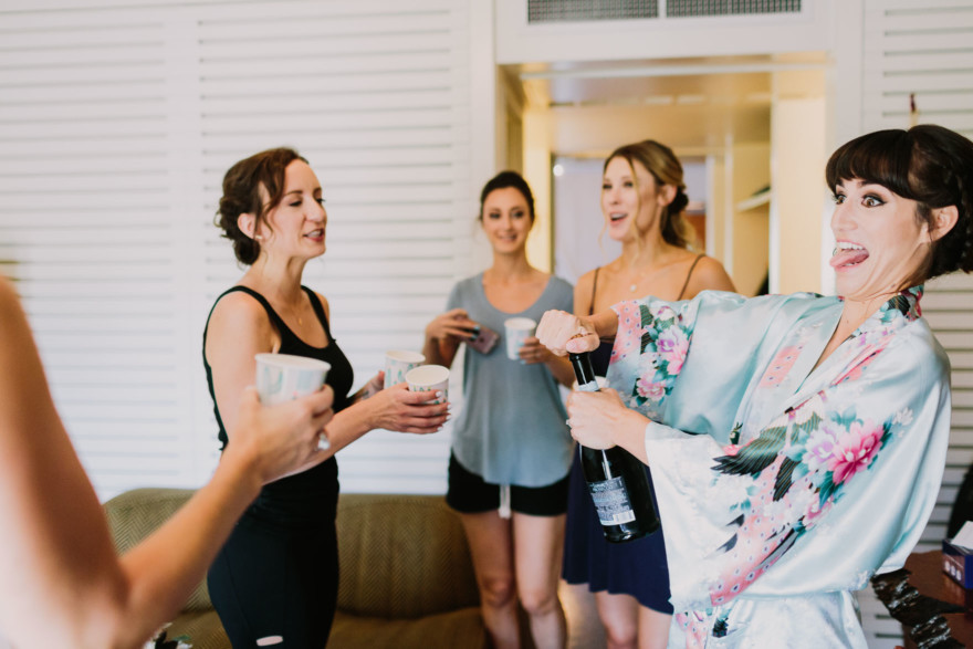Backyard Palm Springs Wedding – Photo by Let's Frolic Together