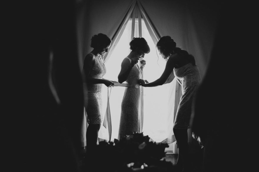 Backyard Palm Springs Wedding – Photo by Let's Frolic Together