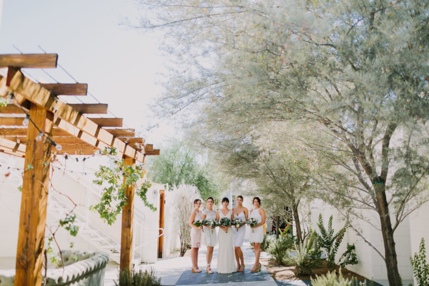 Backyard Palm Springs Wedding – Photo by Let's Frolic Together