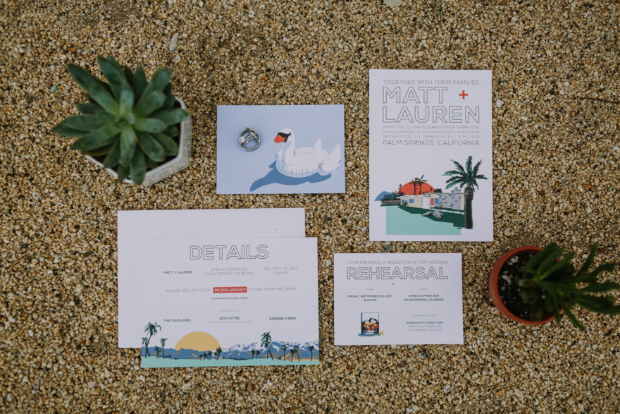 Backyard Palm Springs Wedding – Photo by Let's Frolic Together