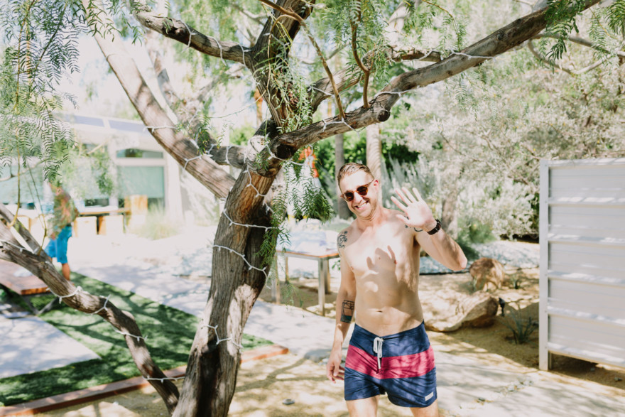 Backyard Palm Springs Wedding – Photo by Let's Frolic Together