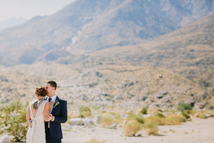Backyard Palm Springs Wedding – Photo by Let's Frolic Together