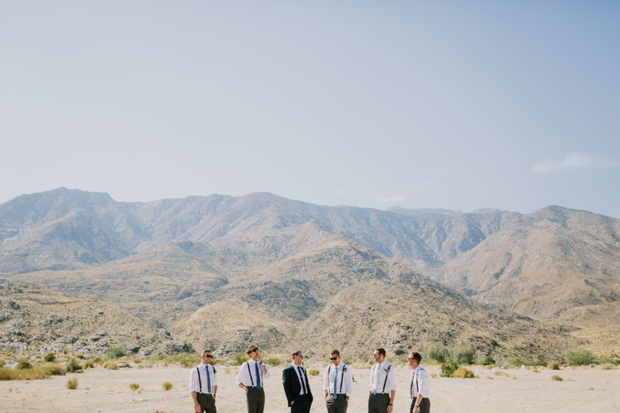 Backyard Palm Springs Wedding – Photo by Let's Frolic Together