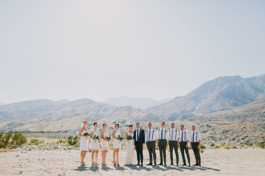 Backyard Palm Springs Wedding – Photo by Let's Frolic Together