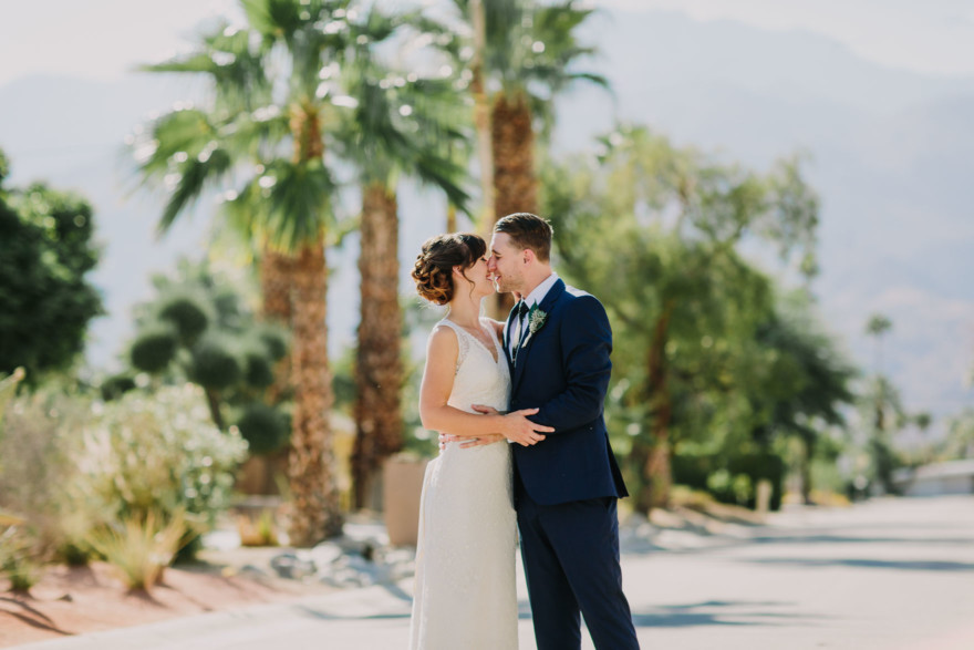 Backyard Palm Springs Wedding – Photo by Let's Frolic Together