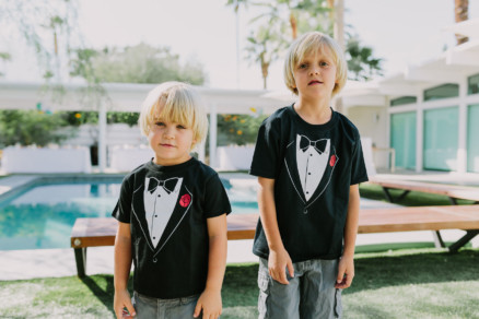Backyard Palm Springs Wedding – Photo by Let's Frolic Together