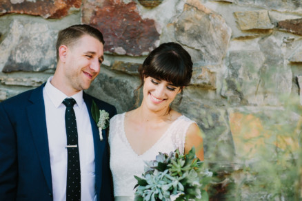 Backyard Palm Springs Wedding – Photo by Let's Frolic Together