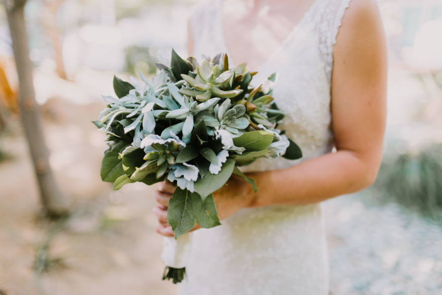 Backyard Palm Springs Wedding – Photo by Let's Frolic Together