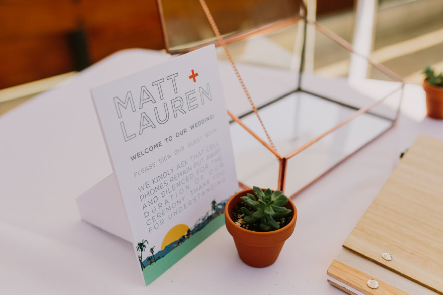 Backyard Palm Springs Wedding – Photo by Let's Frolic Together