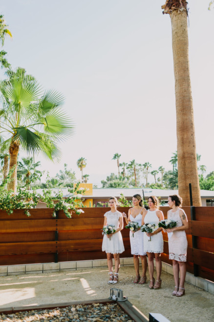 Backyard Palm Springs Wedding – Photo by Let's Frolic Together