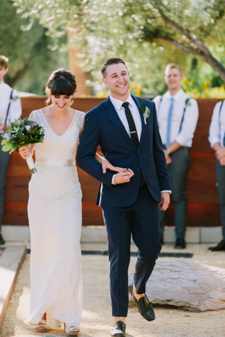 Backyard Palm Springs Wedding – Photo by Let's Frolic Together