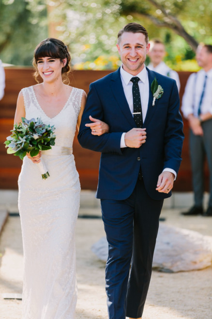 Backyard Palm Springs Wedding – Photo by Let's Frolic Together