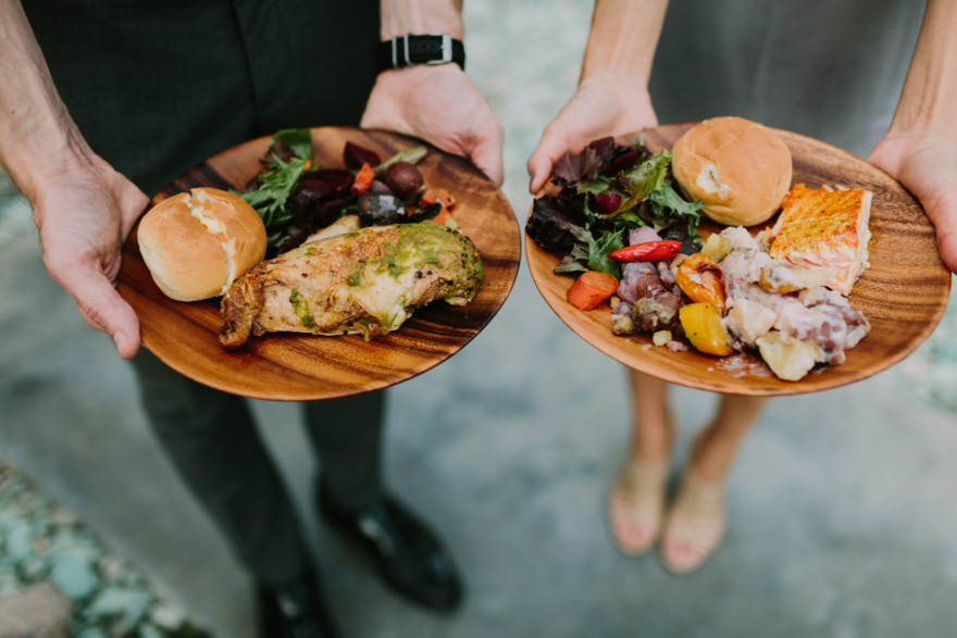Backyard Palm Springs Wedding – Photo by Let's Frolic Together