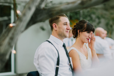 Backyard Palm Springs Wedding – Photo by Let's Frolic Together