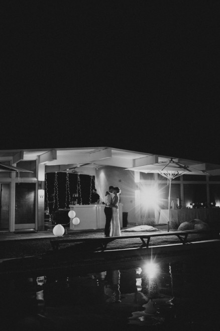 Backyard Palm Springs Wedding – Photo by Let's Frolic Together