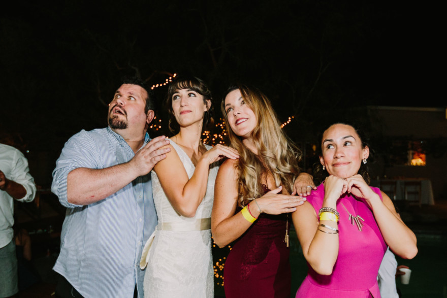 Backyard Palm Springs Wedding – Photo by Let's Frolic Together