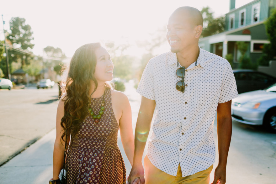 Cuddly and silly at-home engagement – Photo by Let's Frolic Together