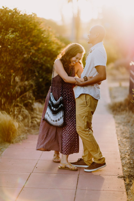 Cuddly and silly at-home engagement – Photo by Let's Frolic Together