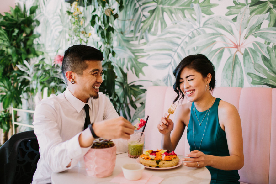 A Murals & Magic Engagement – Photo by Let's Frolic Together