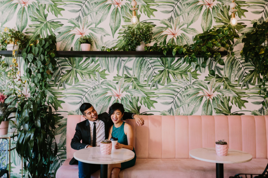 A Murals & Magic Engagement – Photo by Let's Frolic Together