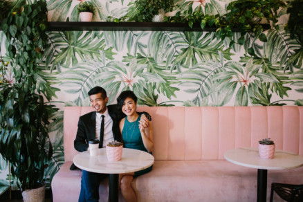 A Murals & Magic Engagement – Photo by Let's Frolic Together