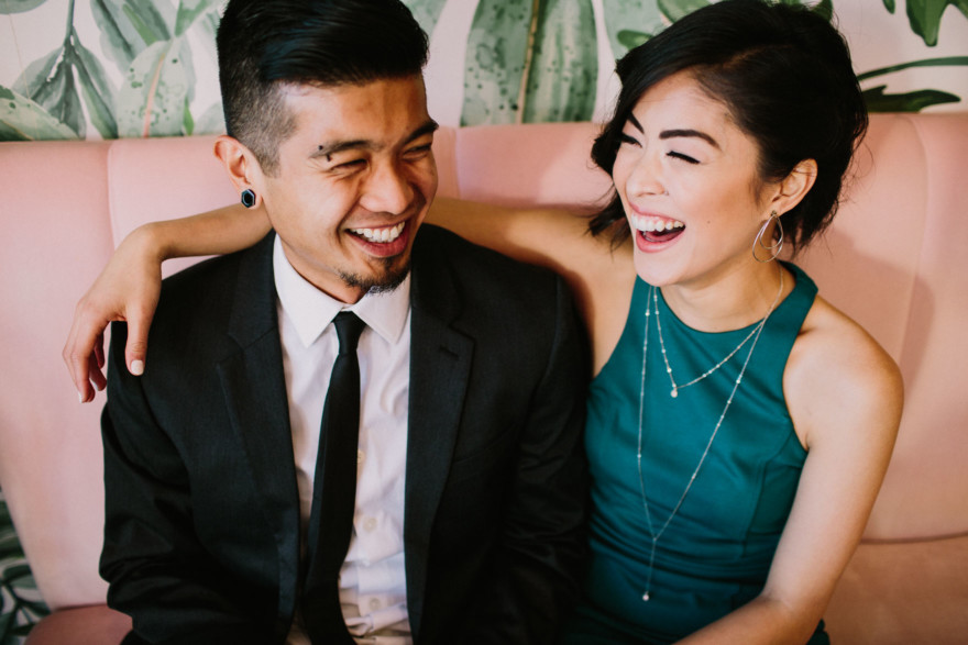 A Murals & Magic Engagement – Photo by Let's Frolic Together
