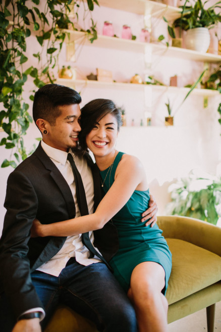 A Murals & Magic Engagement – Photo by Let's Frolic Together