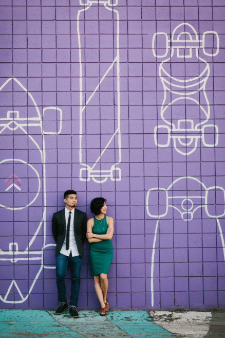 A Murals & Magic Engagement – Photo by Let's Frolic Together