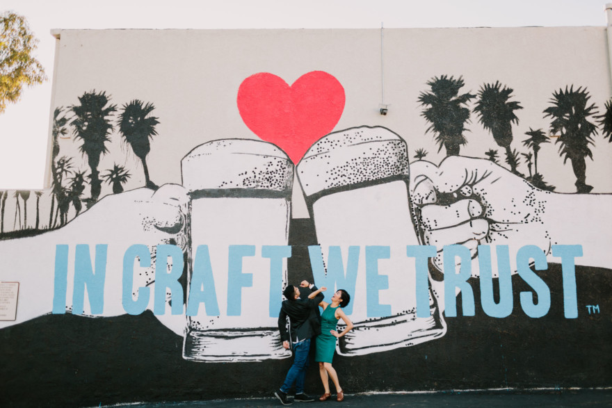 A Murals & Magic Engagement – Photo by Let's Frolic Together