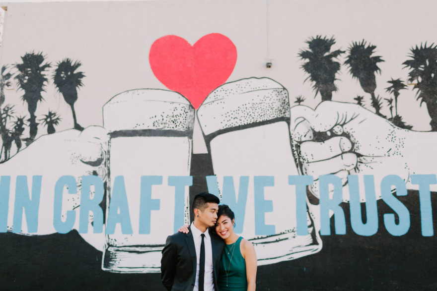 A Murals & Magic Engagement – Photo by Let's Frolic Together