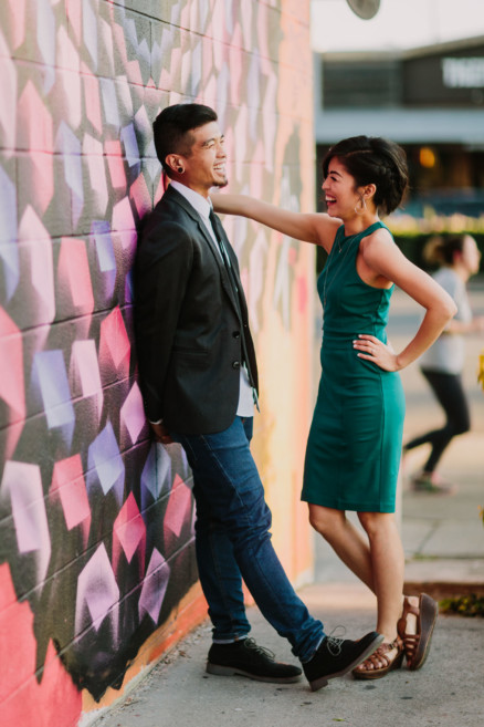 A Murals & Magic Engagement – Photo by Let's Frolic Together