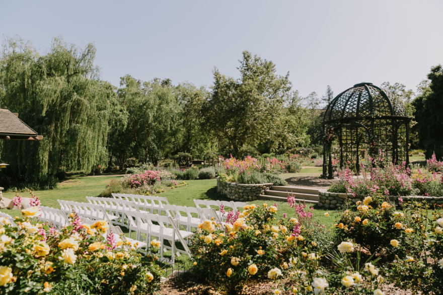 Descanso Gardens Wedding Magic – Photo by Let's Frolic Together