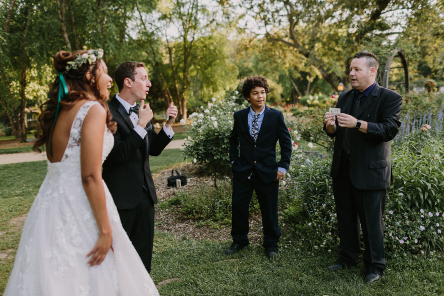 Descanso Gardens Wedding Magic – Photo by Let's Frolic Together