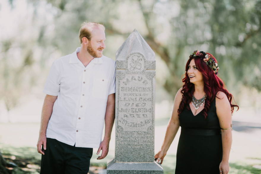 Nontraditional RV Camp Wedding – Photo by Let's Frolic Together