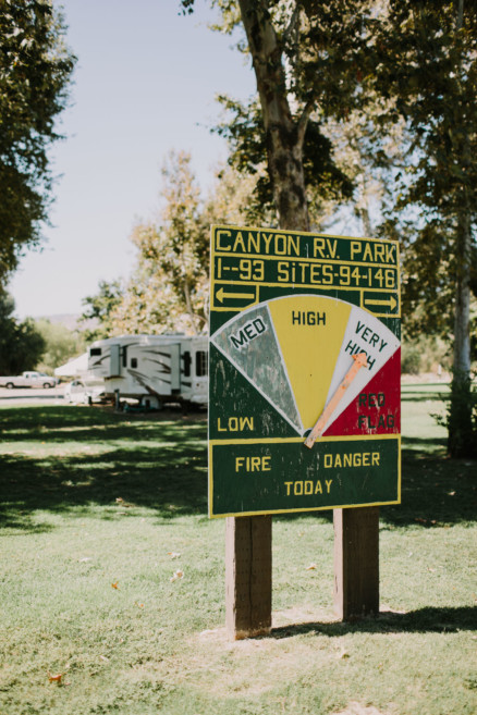 Nontraditional RV Camp Wedding – Photo by Let's Frolic Together