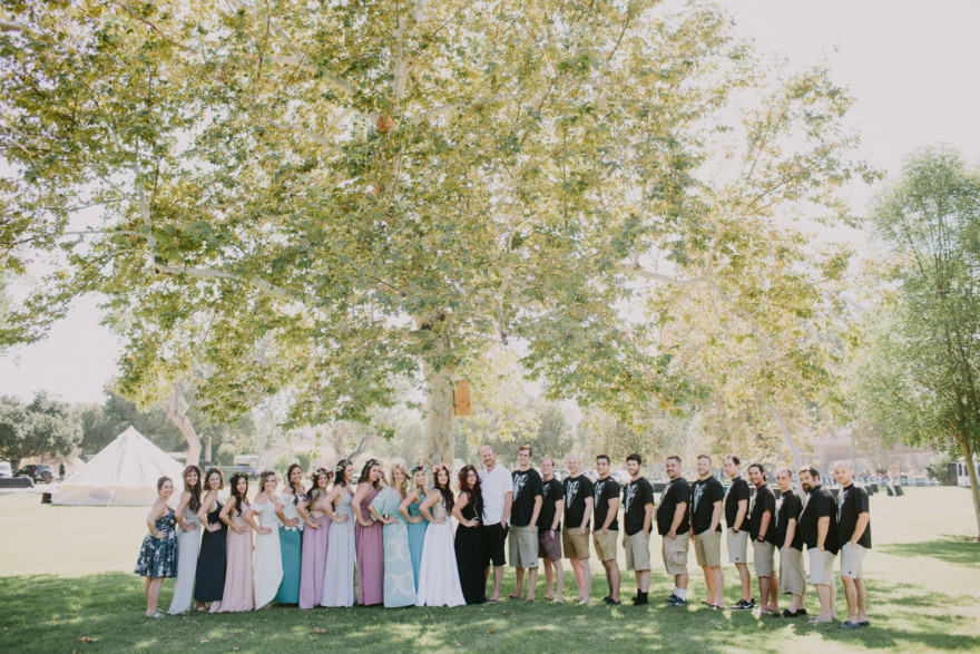 Nontraditional RV Camp Wedding – Photo by Let's Frolic Together
