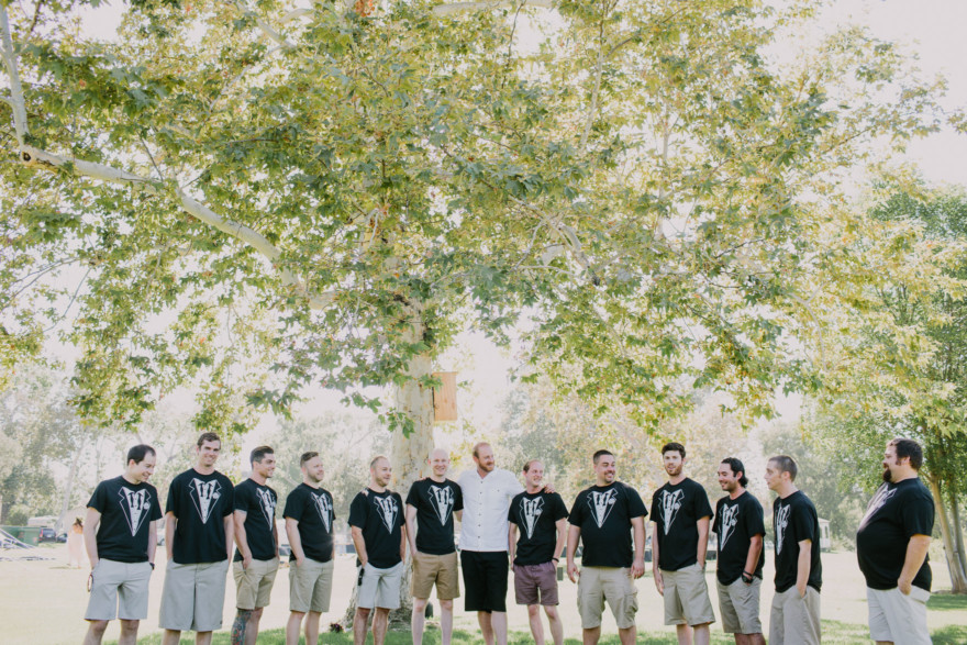Nontraditional RV Camp Wedding – Photo by Let's Frolic Together