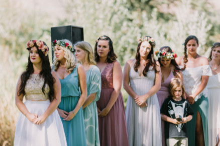 Nontraditional RV Camp Wedding – Photo by Let's Frolic Together