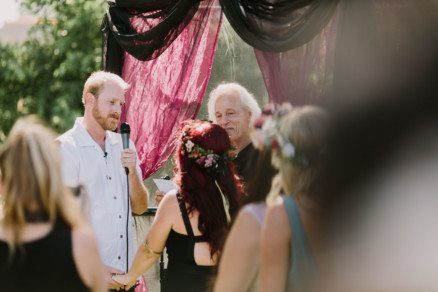 Nontraditional RV Camp Wedding – Photo by Let's Frolic Together