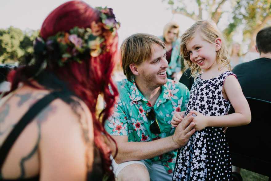 Nontraditional RV Camp Wedding – Photo by Let's Frolic Together