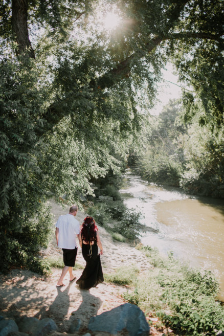 Nontraditional RV Camp Wedding – Photo by Let's Frolic Together