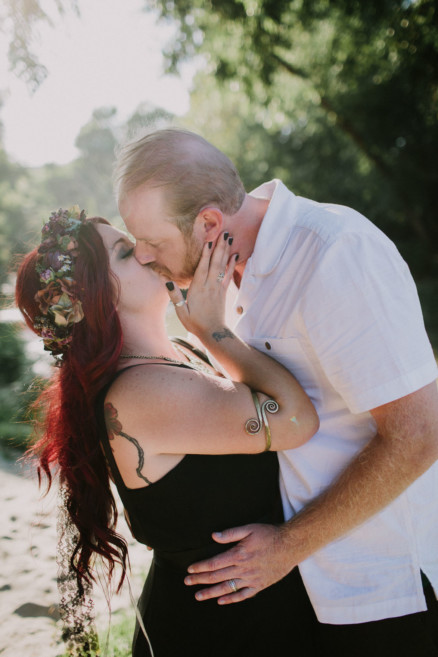 Nontraditional RV Camp Wedding – Photo by Let's Frolic Together